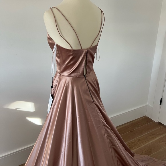 Sherri Hill mocha prom dress size 2 new - Picture 8 of 9